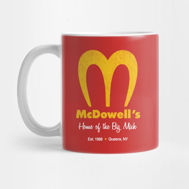 McDowell's - Home of the Big Mick - vintage logo by BodinStreet